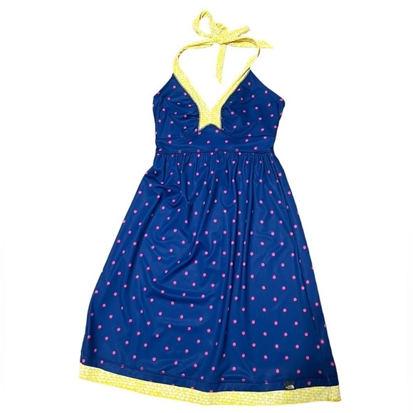 The North Face NWT UPF50 Echo lake dress in blue and pink - Picture 1 of 8